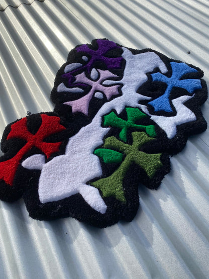 Chrome Hearts Crosses Rug