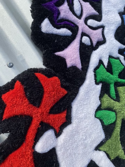Chrome Hearts Crosses Rug